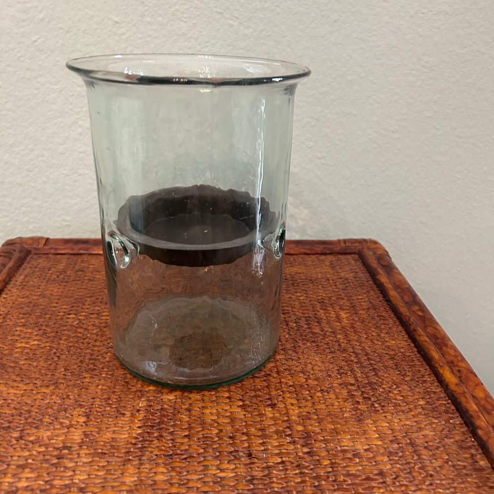 Elegant Glass Candle Holder